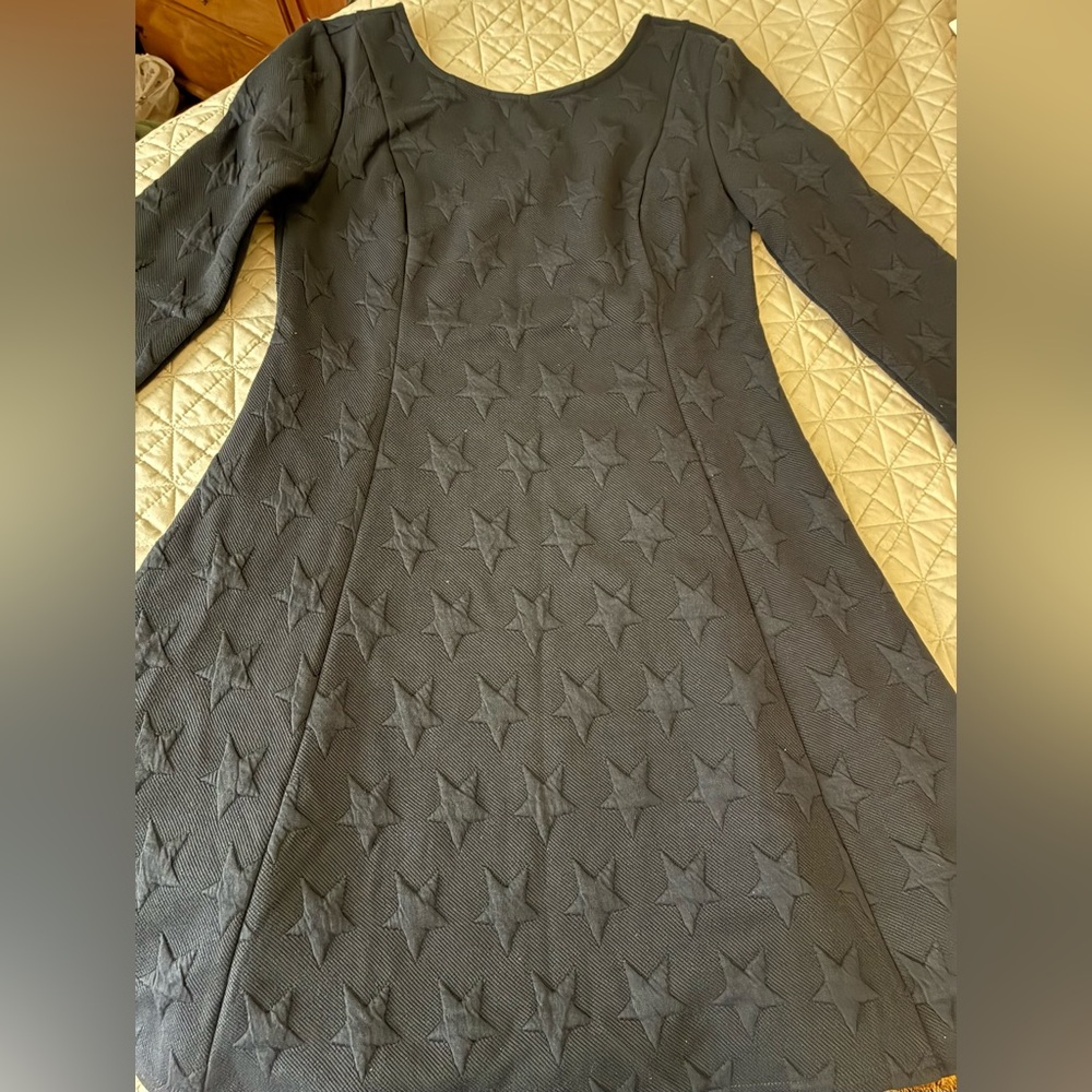 Navy Dress Modcloth Stars Size MEDIUM Patriotic NEW Beautiful!